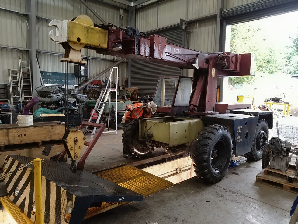 August 29. The Rapier in the TMD, stripped down and the offending hose being removed. Roland Bull