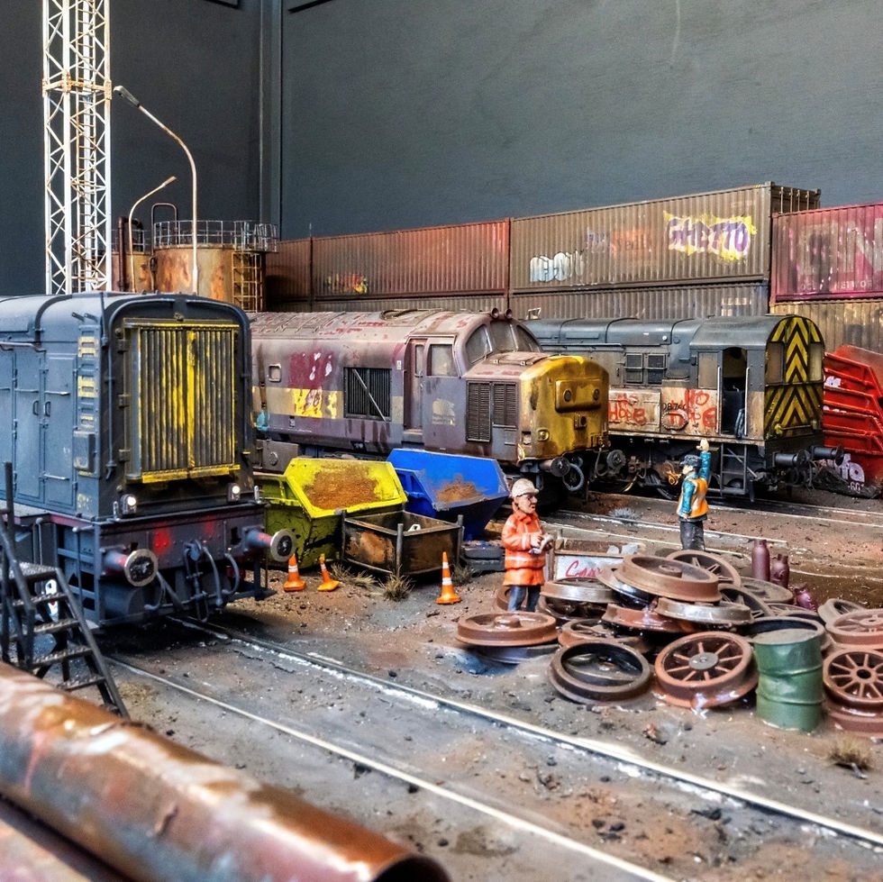 Boskett's Metal Recycling layout. Jack Boskett