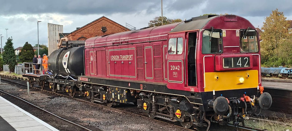 Damp-Down Train ready to go - Antony Bartlam
