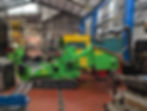 PW department wood chipper under repair in Bridgnorth works. Brent Cleeton