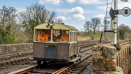 PW volunteers use the Wickham trolley to return to Bewdley KEVIN WHITEHURST.jpg