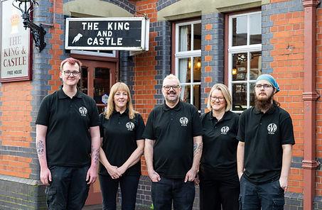 PROOFED The team at the King and Castle pub in Kidderminster are delighted with their CAMR