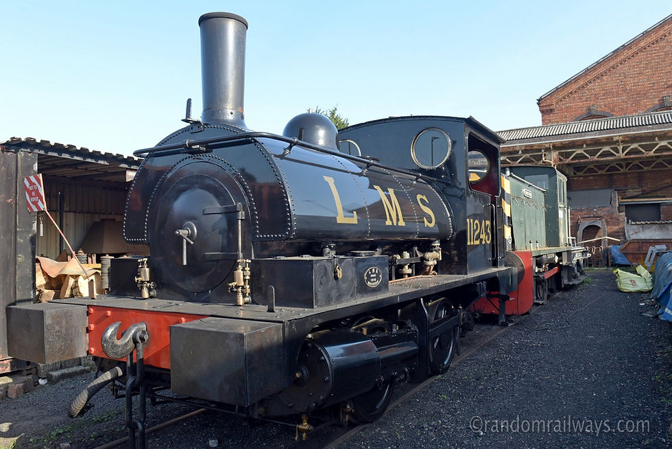 LMS No 11243 at Kidderminster ready for the Spring Gala. Gary Essex