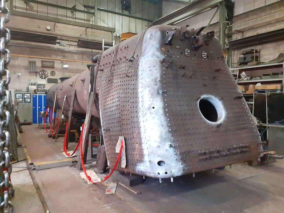 Taw Valley's boiler. Martin White