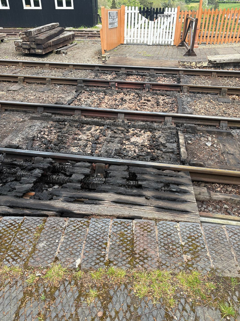 The fire caused substantial damage at Arley. Catherine Martin