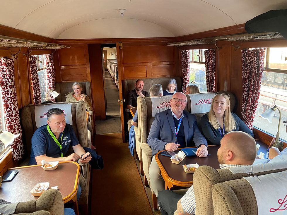 On board the train