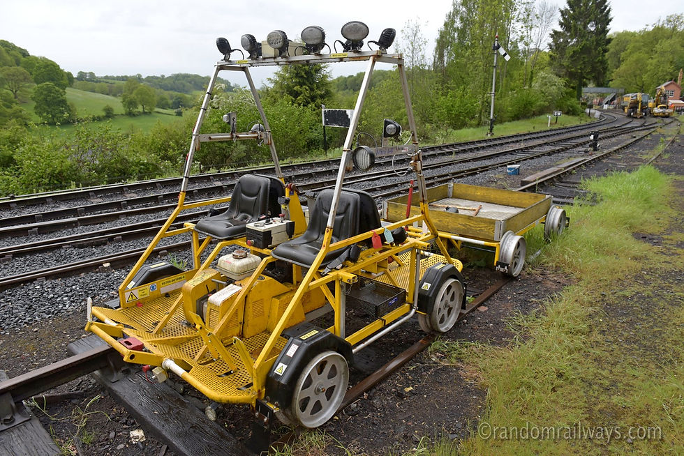 The new Geismar trolley at Highley. Gary Essex