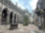 Inside the Abbey ruins. Luke Vines