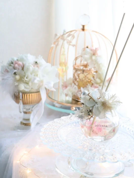 お花で楽しむディフューザー