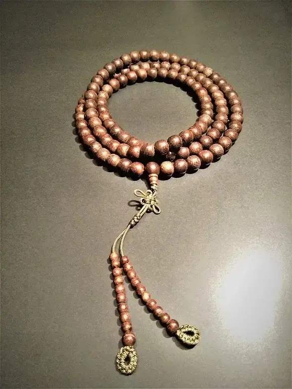 Natural Nha Trang Vietnamese Black Oil Kynam Agarwood Beads // 天然野生 - 越南芽莊黑油奇楠沉香