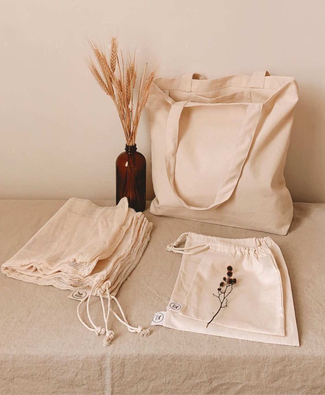 Ensemble sacs zéro déchet