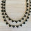 Thumbnail: Black Crystal Droplet Necklace