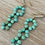 Thumbnail: Turquoise Triple Loop Earrings