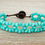 Thumbnail: Woven Friendship Link Crystal Bracelet In Caribbean Aqua