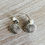 Thumbnail: Pewter Shell Earrings With Freshwater Pearl Drops