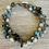 Thumbnail: Denim Beach Wrap Crocheted Necklace With Stones And Pearls