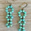 Thumbnail: Turquoise Triple Loop Earrings