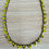 Thumbnail: Citron Yellow Green Droplet Necklace For Summer Beach Days