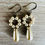 Thumbnail: Glittery Pearl Drop Earrings Classic Style For Brides