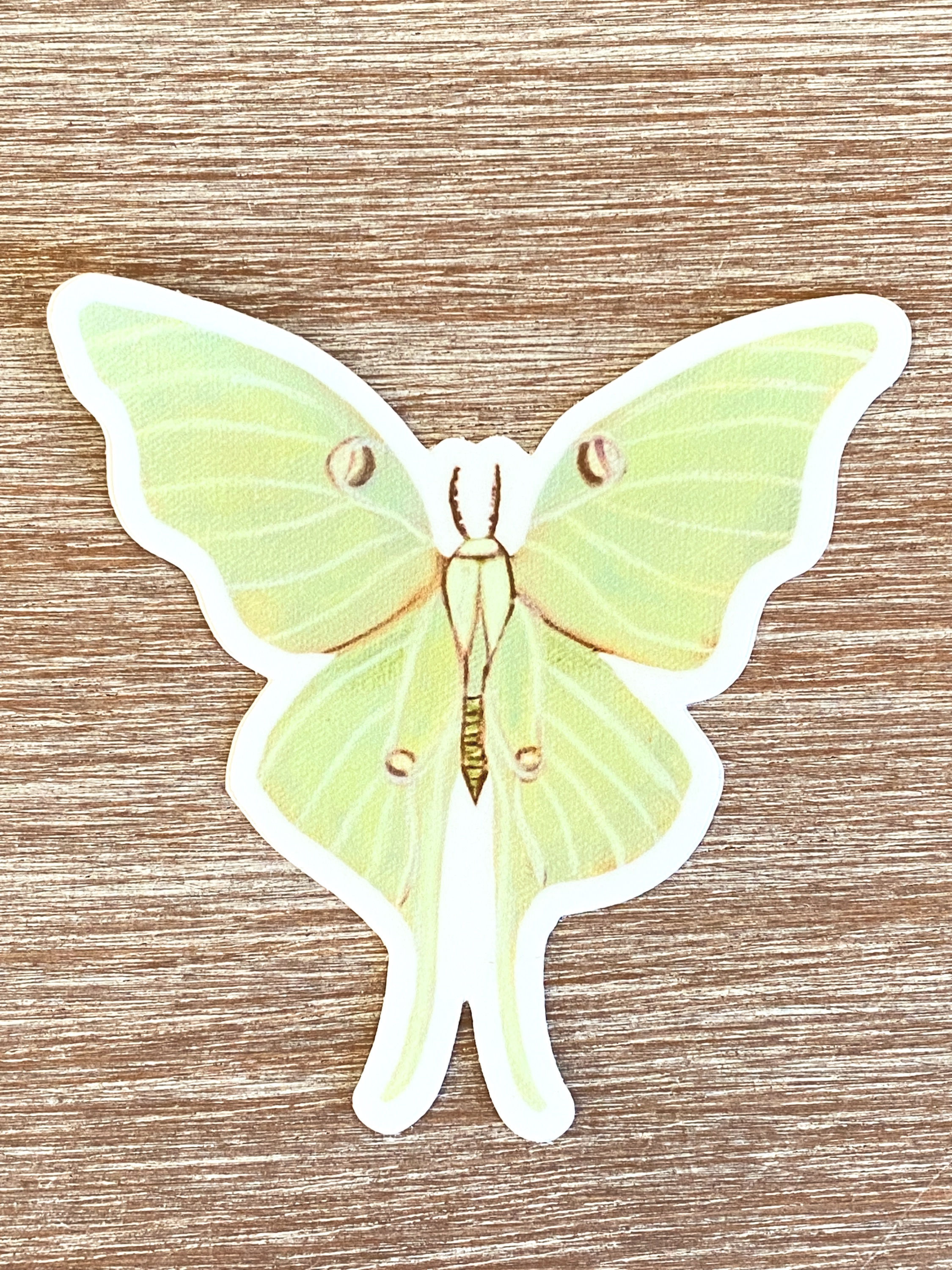Luna Moth Waterproof Sticker