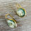 Thumbnail: Underwater Beach Portal Handmade Earrings