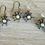 Thumbnail: Beach Bloom Flower Earrings in Navy Blue