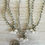 Thumbnail: Mint Crystal Crocheted Necklace With Silver Mercury Drops