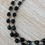 Thumbnail: Long Crystal Necklace in Jet Black