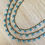 Thumbnail: Denim Blue Crystal Droplet Necklace
