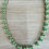 Thumbnail: Crystal Droplet Necklace In Spring Green