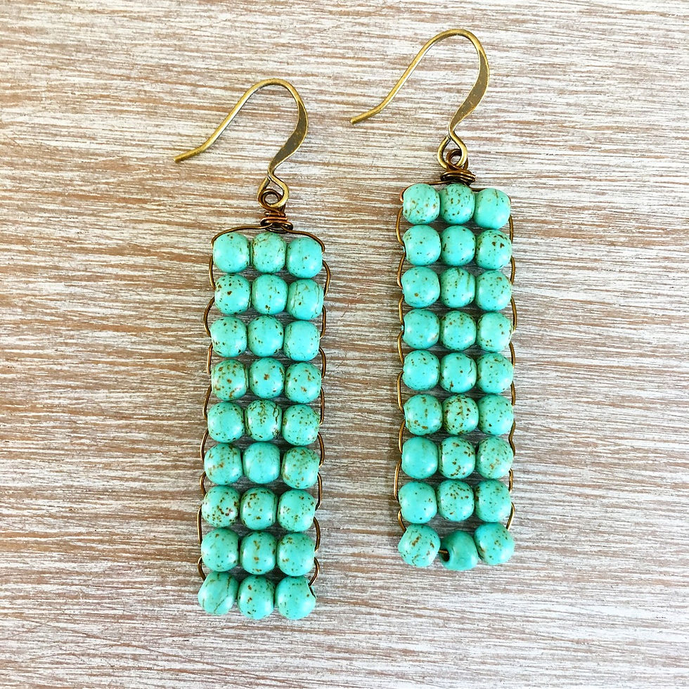 Ladder Earrings Twist Style