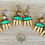 Thumbnail: Empress Boho Crystal Earrings In Teal And Gold