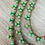 Thumbnail: Crystal Droplet Necklace In Spring Green