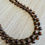 Thumbnail: Earthy Cranberry Long Layering Necklace Can Wrap Or Double