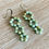 Thumbnail: Golden Mint Triple Loop Earrings