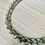 Thumbnail: Sea Green And Grey Long Crystal Strand.