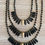 Thumbnail: Thorn and Dagger Knotted Crystal Necklace In Black