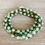 Thumbnail: Long Golden Mint Crystal Necklace To Wear Long or Wrapped