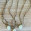 Thumbnail: Amazonite Stone Drop Necklace With Mercury Glass Crystal