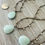 Thumbnail: Amazonite Stone Drop Necklace With Mercury Glass Crystal