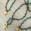 Thumbnail: Forest Green Necklace With Shining Star Pendant