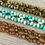 Thumbnail: Woven Friendship Link Crystal Bracelet In Aqua