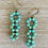 Thumbnail: Turquoise Triple Loop Earrings