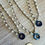 Thumbnail: Indigo Flower Earrings