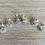 Thumbnail: Pewter Shell Earrings With Freshwater Pearl Drops