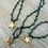 Thumbnail: Forest Green Necklace With Shining Star Pendant