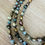 Thumbnail: Denim Beach Wrap Crocheted Necklace With Stones And Pearls