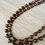 Thumbnail: Earthy Cranberry Long Layering Necklace Can Wrap Or Double
