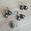 Thumbnail: Blueberry Lavender Flower Earrings For Summer Fun