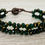 Thumbnail: Woven Friendship Link Bracelet In Magic Forest Green